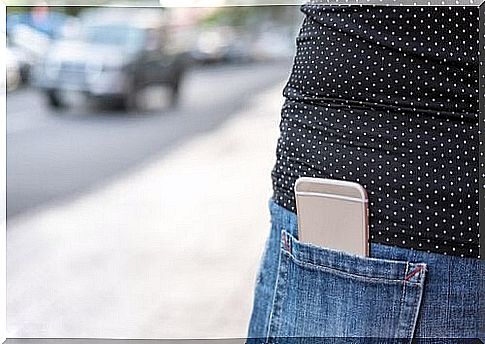 Smartphone in pocket