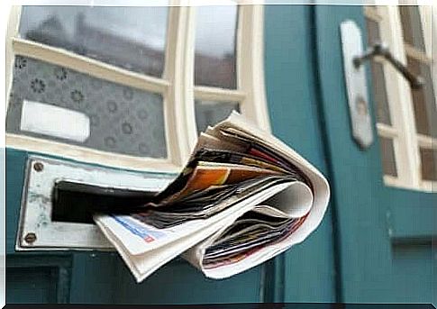 Newspaper in the mailbox