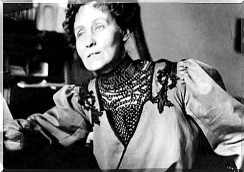 A photo of Emmeline Pankhurst