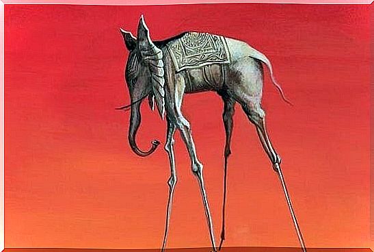 Elephant on Stilts by Salvador Dali
