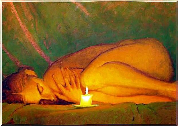 Woman at Candle