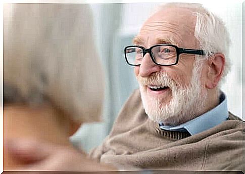 A smiling older man